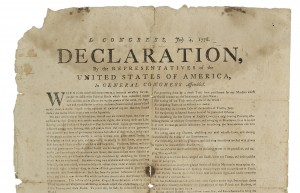 Sandra Brick. The U.S. Declaration of Independence